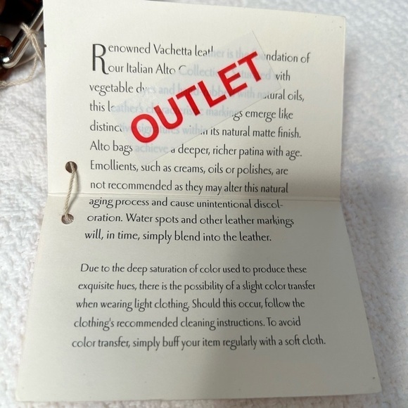 Dooney & Bourke X Boldrini Selleria Bag Italian Leather Brown White Zebra NWT - Picture 15 of 16